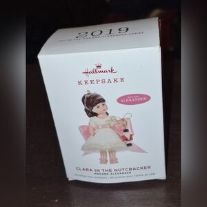 Hallmark Keepsake Clara Ornament with Cream and Pink Dress